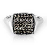 Zilveren ring met marcasieten
