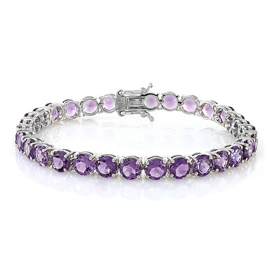 Zilveren armband met Azuurblauwe Kwartsen