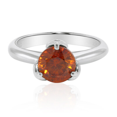 Zilveren ring met een Spaanse sfaleriet (Tenner Diniz)