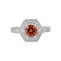 Zilveren ring met een andesien