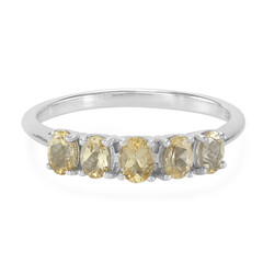 Zilveren ring met keizerlijke-topaasstenen