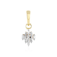 Gouden hanger met SI1 (H) Diamanten