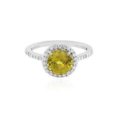 Gouden ring met een sfeen (AMAYANI)