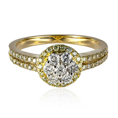 Gouden ring met SI1 (H) Diamanten (CIRARI)