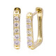 Gouden oorbellen met I1 (H) Diamanten (CIRARI)