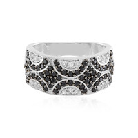 Zilveren ring met zirkonen