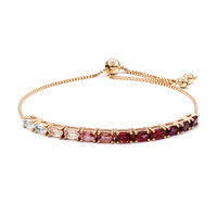 Zilveren armband met rhodolieten