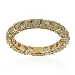Gouden ring met gele S12 diamanten (CIRARI)