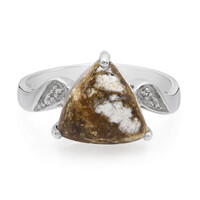 Zilveren ring met een Magnesiet