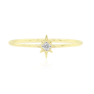 Gouden ring met een Diamant SI2 (G) (Annette)