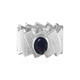 Zilveren ring met een Mezezo opaal (de Melo)