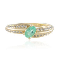 Gouden ring met een Russische smaragd (de Melo)