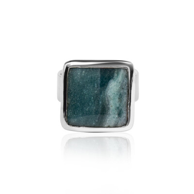 Zilveren ring met een Ocelot Jaspis