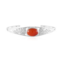 Zilveren armband met een carneool