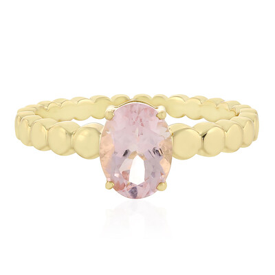 Gouden ring met een morganiet