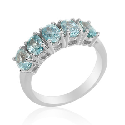Zilveren ring met Ratanakiri zirkonen