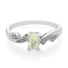Zilveren ring met een Orthoklaas