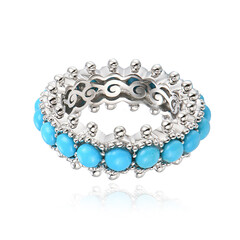 Zilveren ring met Sleeping Beauty Turkooisen (Dallas Prince Designs)