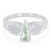 Zilveren ring met een toermalijn