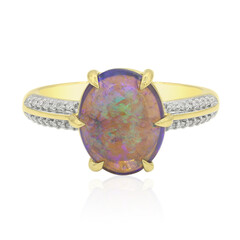 Gouden ring met een Lightning Ridge Opaal (Mark Tremonti)