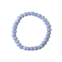 Armband met blauwe kant agaten
