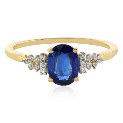 Gouden ring met een kyaniet (Odyssey by Hannah)