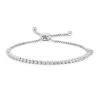 Zilveren armband met diamanten