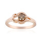 Gouden ring met een VS1 Argyle-Rose de France-Diamant (Annette)