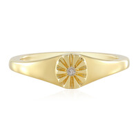 Zilveren ring met een I2 (I) Diamant