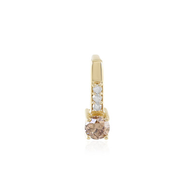 Gouden hanger met een I2 Champagne Diamant