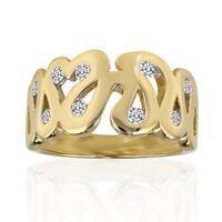 Gouden ring met een Diamant SI1 (G)