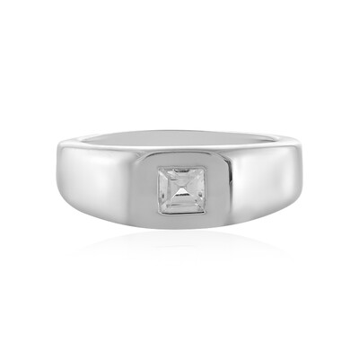 Zilveren ring met een zirkoon