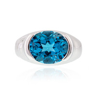 Zilveren ring met een Marambaia-topaas