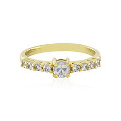 Gouden ring met een zirkoon