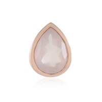 Zilveren hanger met een rozen kwarts