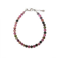 Zilveren armband met toermalijnen