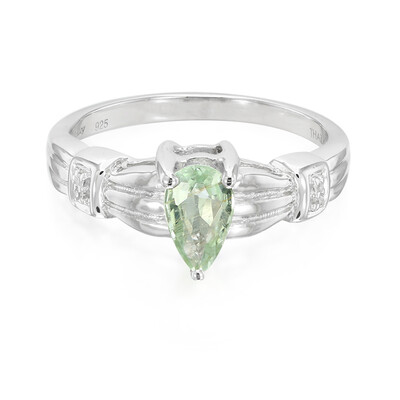 Zilveren ring met een Paraiba toermalijn