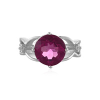 Zilveren ring met een Mexicaanse Roze Fluoriet