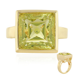 Zilveren ring met een Limoen Kwarts