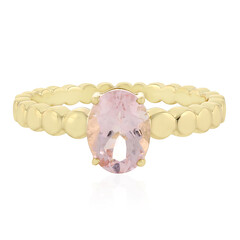Gouden ring met een morganiet