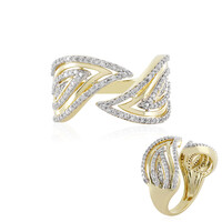 Gouden ring met SI2 (H) Diamanten (de Melo)