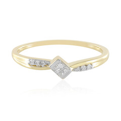 Gouden ring met een SI1 (H) Diamant