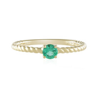 Gouden ring met een Russische smaragd