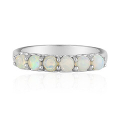 Zilveren ring met Welo-opalen