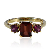Zilveren ring met een Mozambique granaat