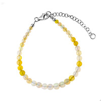 Zilveren armband met Welo-opalen