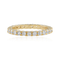 Zilveren ring met zirkonen