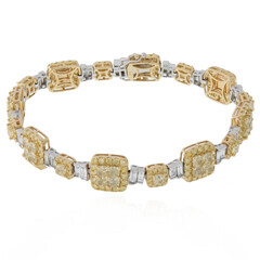 Gouden armband met gele S12 diamanten (CIRARI)