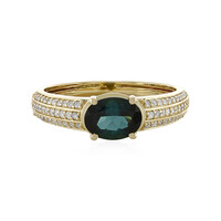Gouden ring met een Braziliaanse indoliet (de Melo)