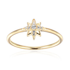 Zilveren ring met een zirkoon